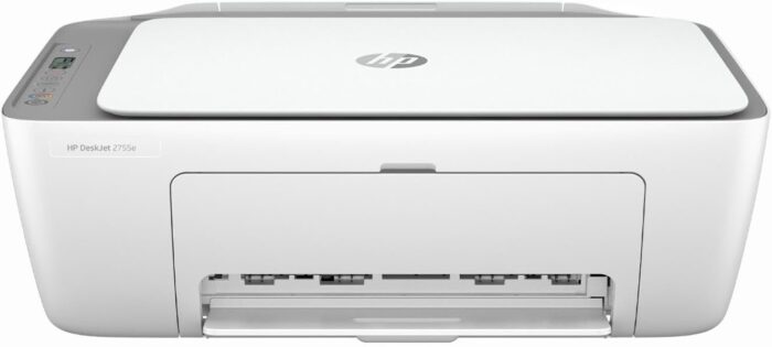 HP DeskJet 2755e Wireless Color inkjet-printer, Print, scan, copy, Easy setup, Mobile printing, Best-for home, 3 months of Instant Ink included,white