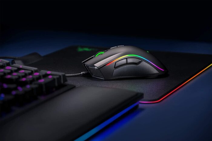 Razer Mamba Elite Wired Gaming Mouse: 16,000 DPI Optical Sensor - Chroma RGB Lighting - 9 Programmable Buttons - Mechanical Switches - Image 4