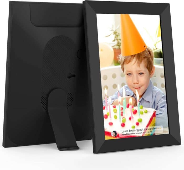 32GB FRAMEO 10.1 Inch Smart WiFi Digital Photo Frame 1280x800 IPS LCD Touch Screen, Auto-Rotate Portrait and Landscape, Built in 32GB Memory, Share Moments Instantly via Frameo App from Anywhere - Image 8