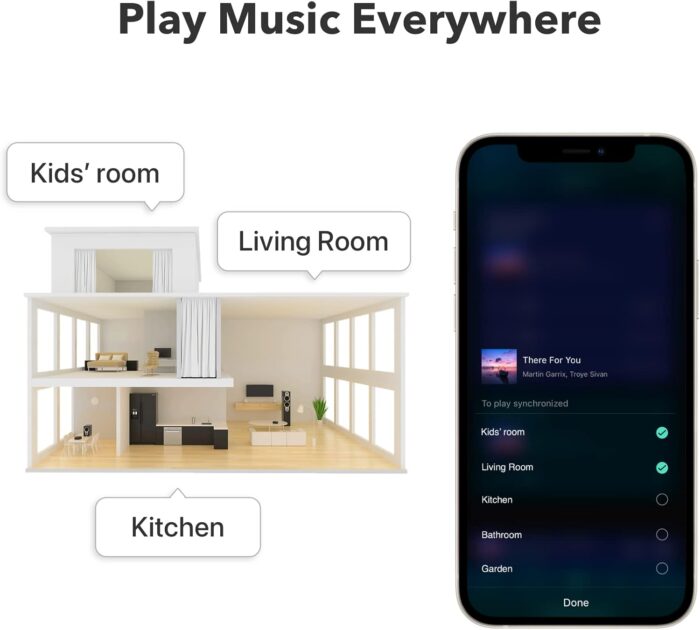 WiiM Mini AirPlay2 Wireless Audio Streamer, Multiroom Stereo, Preamplifier, Works with Alexa and Siri Voice Assistants, Stream Hi-Res Audio from Spotify, Amazon Music and More - Image 8