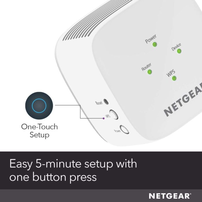 NETGEAR WiFi Range Extender EX2800 - Coverage up to 600 sq.ft. and 15 devices with AC750 Dual Band Wireless Signal Booster & Repeater (up to 750Mbps speed), and Compact Wall Plug Design - Image 5