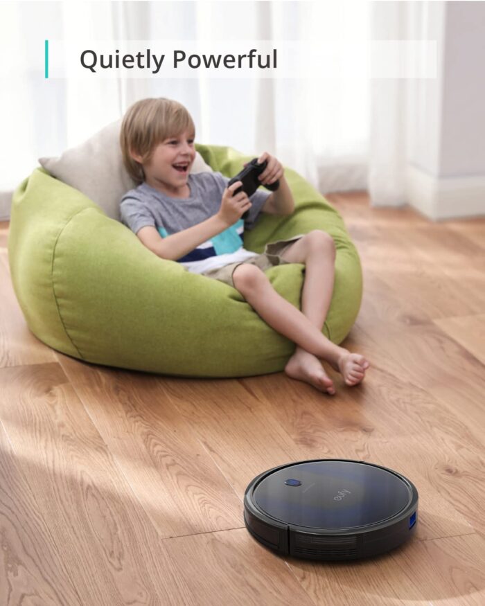 eufy BoostIQ RoboVac 15C MAX, Wi-Fi Connected Robot Vacuum Cleaner, Super Thin, Powerful Suction, Quiet, Self-Charging Robotic Vacuum Cleaner, Cleans Hard Floors to Medium-Pile Carpets - Image 6