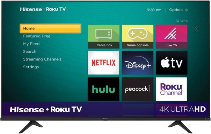 Hisense 65-Inch Class R6 Series 4K UHD Smart Roku TV with Alexa Compatibility, Dolby Vision HDR, DTS Studio Sound, Game Mode (65R6G),Black - Image 4