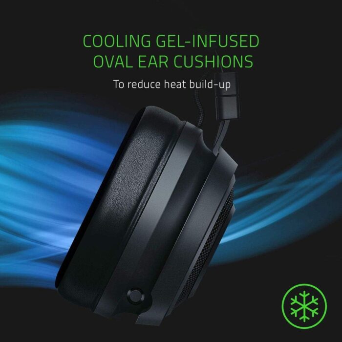 Razer Nari Ultimate Wireless 7.1 Surround Sound Gaming Headset: HyperSense Haptic Feedback - Auto-Adjust Headband - Retractable Mic – for Xbox Series X & S, Xbox One - Black/Green - Image 8