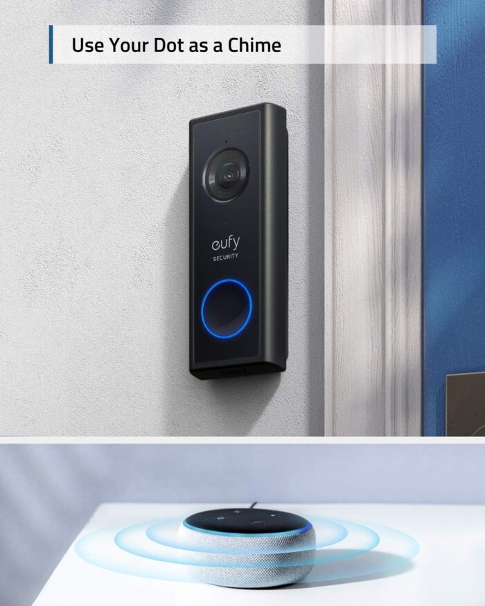 eufy Security Battery Video Doorbell C210 Kit, 1080p, No Subscription, Wi-Fi, 120-Day Battery Life, AI Detection, 2-Way Audio, Remote Monitoring - Image 4