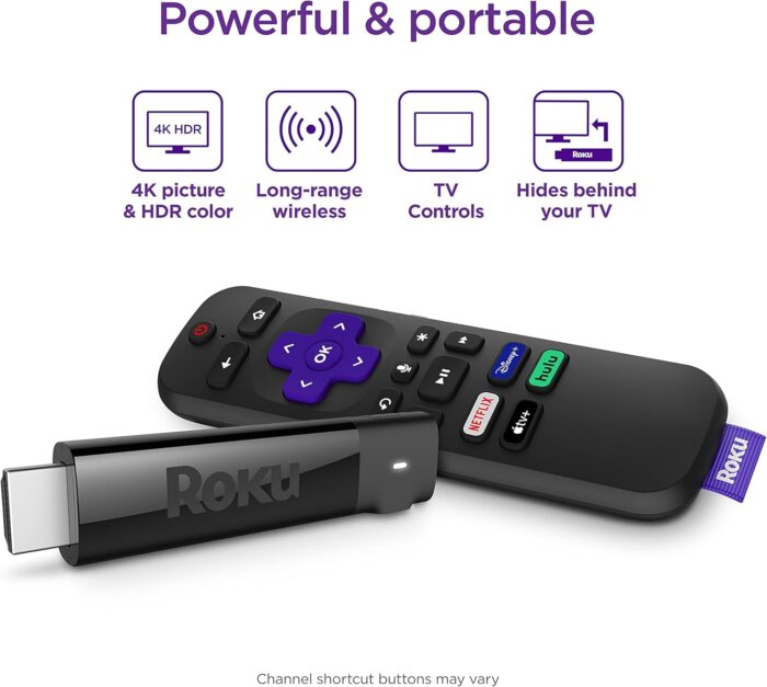 Roku Streaming Stick+ | HD/4K/HDR Streaming Device with Long-range Wireless and Roku Voice Remote with TV Controls - Image 2