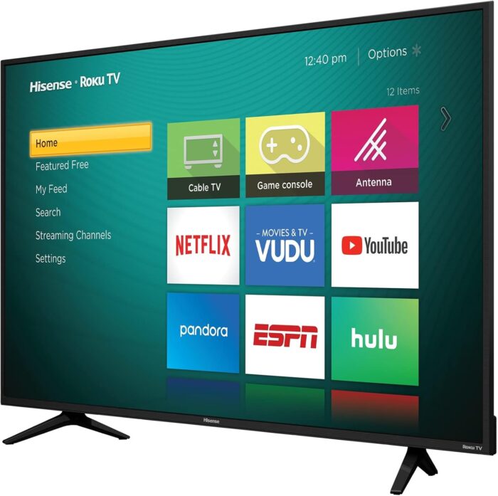 Hisense 65-Inch Class R6 Series 4K UHD Smart Roku TV with Alexa Compatibility, Dolby Vision HDR, DTS Studio Sound, Game Mode (65R6G),Black - Image 3