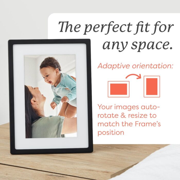 Skylight Digital Picture Frame - WiFi Enabled with Load from Phone Capability, Touch Screen Digital Photo Frame Display - Customizable Gift for Friends and Family - 10 Inch Black - Image 6