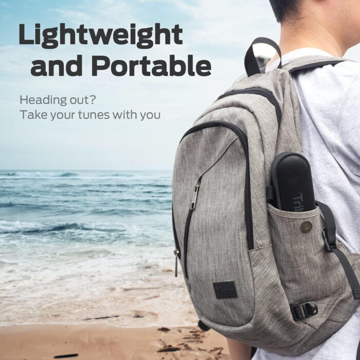 Tribit Bluetooth Speaker, XSound Go Speaker with 16W Loud Sound & Deeper Bass, 24H Playtime, IPX7 Waterproof, Bluetooth 5.0 TWS Pairing Portable Wireless Speaker for Home, Outdoor (Upgraded) - Image 6