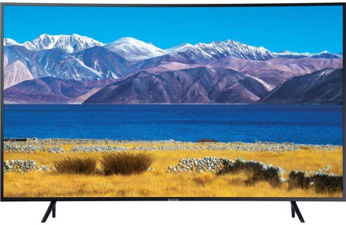 SAMSUNG 55-Inch Class Crystal UHD TU8300 Series - 4K UHD Curved Smart TV With Alexa Built-in (UN55TU8300FXZA)