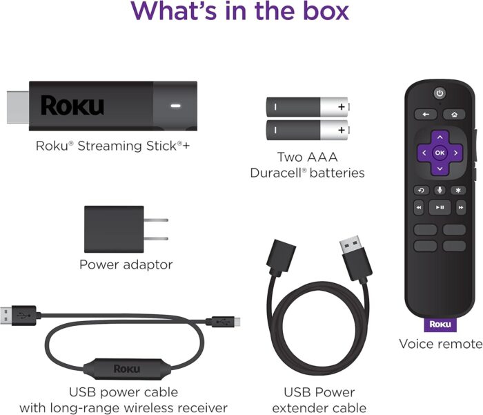 Roku Streaming Stick+ | HD/4K/HDR Streaming Device with Long-range Wireless and Roku Voice Remote with TV Controls - Image 7