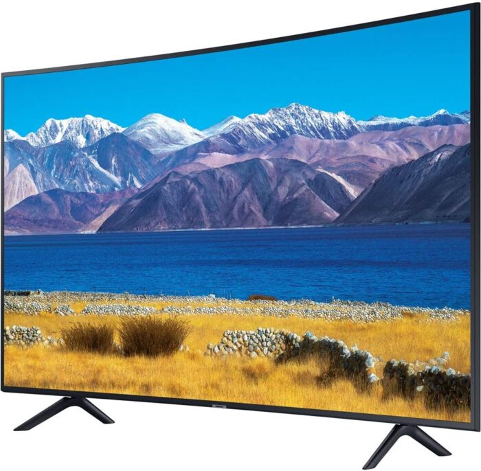 SAMSUNG 55-Inch Class Crystal UHD TU8300 Series - 4K UHD Curved Smart TV With Alexa Built-in (UN55TU8300FXZA) - Image 3