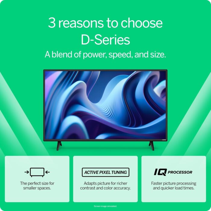 VIZIO 32 inch D-Series HD 720p Smart TV with Apple AirPlay and Chromecast Built-in, Alexa Compatibility, D32h-J, 2022 Model - Image 5