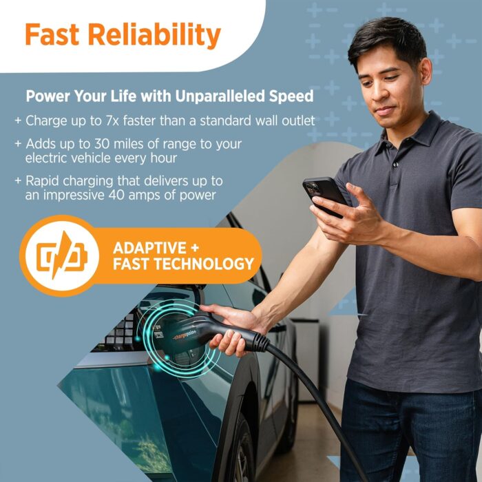 ChargePoint Level 2 EV Charger J1772, Home Flex Nema 14-50 Electric Car Charger - Image 4