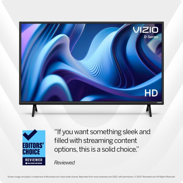 VIZIO 32 inch D-Series HD 720p Smart TV with Apple AirPlay and Chromecast Built-in, Alexa Compatibility, D32h-J, 2022 Model - Image 11