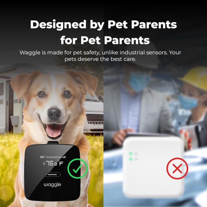Waggle RV/Dog Safety Temperature & Humidity Sensor | Wireless Pet monitoring system | Verizon Cellular | Instant Alerts on Temp/Humidity/Power loss via SMS/Email 24/7 | No WiFi | Subscription Required - Image 4