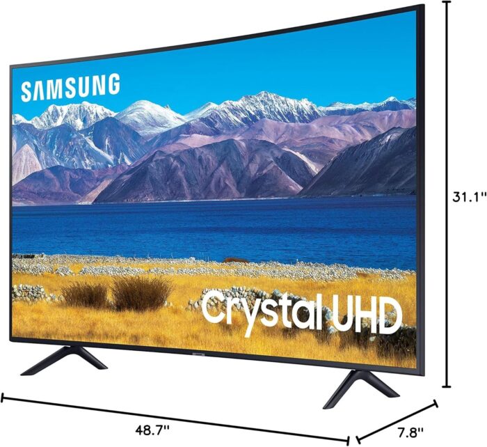 SAMSUNG 55-Inch Class Crystal UHD TU8300 Series - 4K UHD Curved Smart TV With Alexa Built-in (UN55TU8300FXZA) - Image 10