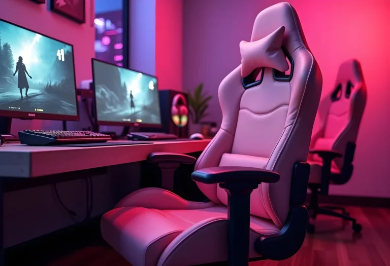 Pink Gaming Chair