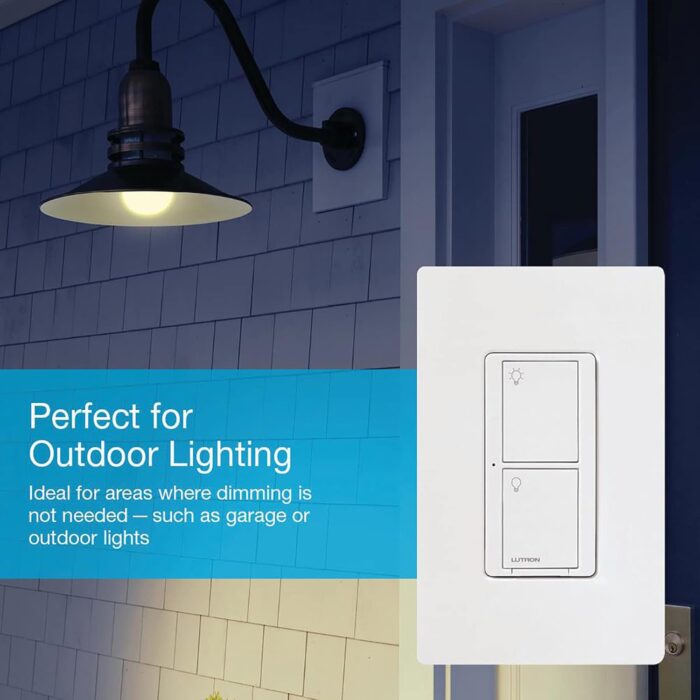 Lutron Caseta Smart Lighting Original Switch for Light Bulbs and Fans, Works w/ Alexa, Apple HomeKit, Google Home (Hub Required), 6A Single-Pole/3-Way, Neutral Required, PD-6ANS-BL, Black - Image 8