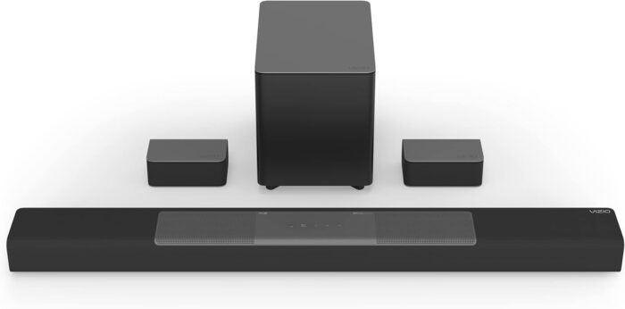 VIZIO M-Series 5.1.2 Immersive Sound Bar with Dolby Atmos, DTS:X, Bluetooth, Wireless Subwoofer, Voice Assistant Compatible, Includes Remote Control - M512a-H6