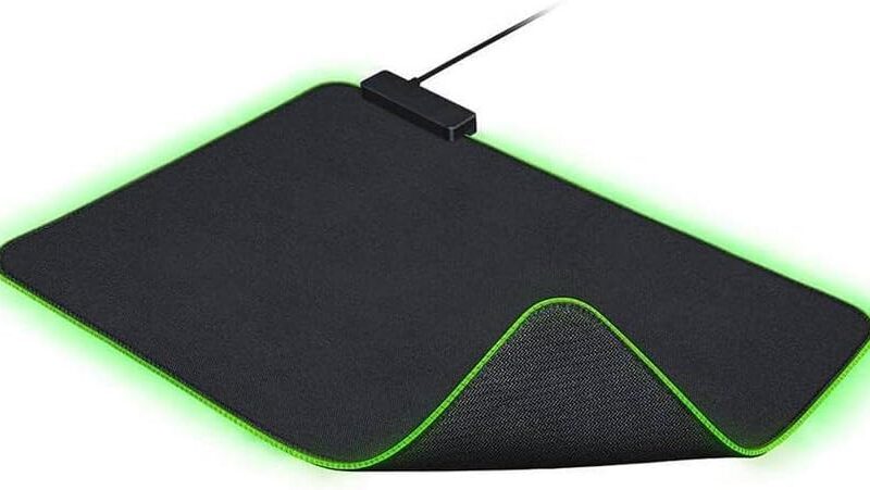 Razer Goliathus Chroma Gaming Mousepad: Customizable Chroma RGB Lighting - Soft, Cloth Material - Balanced Control & Speed - Non-Slip Rubber Base - Classic Black