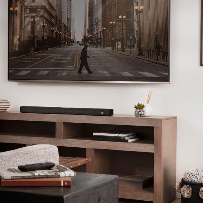 Polk Audio React Sound Bar, Dolby & DTS Virtual Surround Sound, Next Gen Alexa Voice Engine with Calling & Messaging Built-in, Expandable to 5.1 with Matching React Subwoofer & SR2 Surround Speakers - Image 4