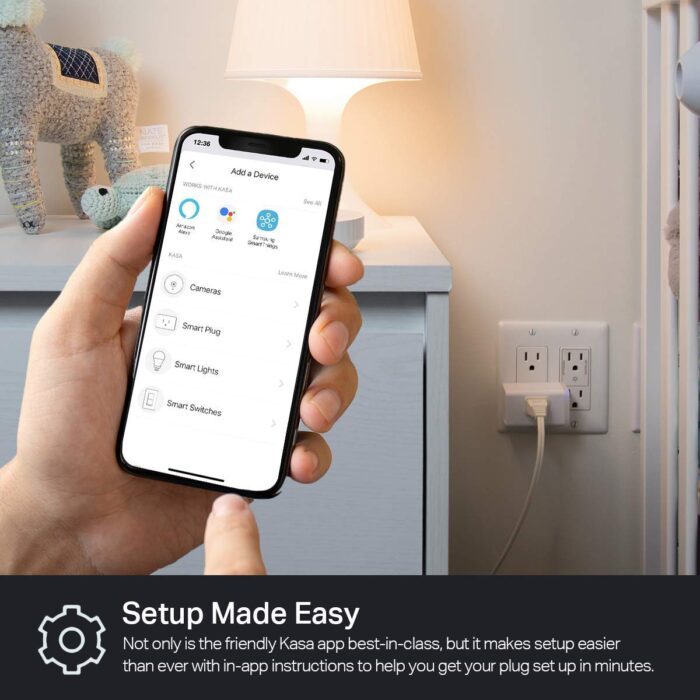 Kasa Smart Plug HS103P3, Smart Home Wi-Fi Outlet Works with Alexa, Echo, Google Home & IFTTT, No Hub Required, Remote Control,15 Amp,UL Certified, White, 3 Count (Pack of 1) - Image 7