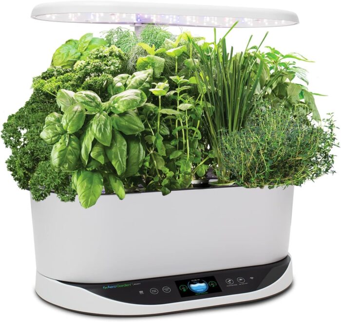 AeroGarden Bounty - Indoor Garden with LED Grow Light, WiFi and Alexa Compatible, White - Image 4