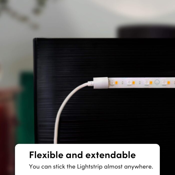 LIFX Lightstrip 40" Extension Only (no Controller or Supply Included), Wi-Fi Smart LED Light Strip, Full Color with Polychrome Technology™. - Image 4