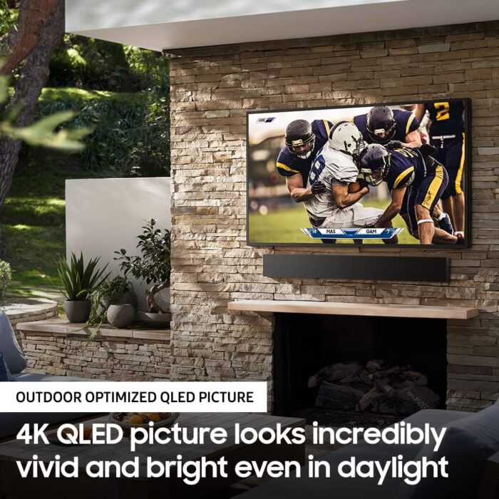 SAMSUNG 55-inch Class QLED 4K The Terrace Partial Sun Outdoor, Direct Full Array 16x, Quantum HDR 32x, Weatherproof, Wide Viewing Angle Smart TV w/ Alexa Built-in (QN55LST7TAFXZA, Latest Model) - Image 3