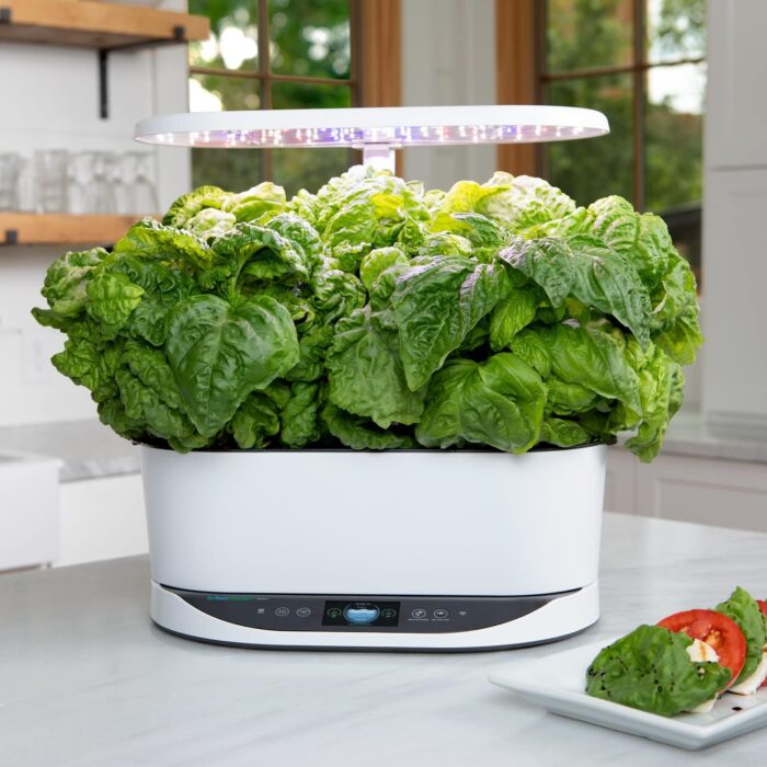AeroGarden Bounty - Indoor Garden with LED Grow Light, WiFi and Alexa Compatible, White - Image 2