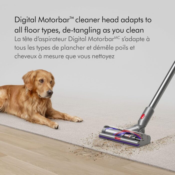 Dyson V15 Detect Cordless Vacuum Cleaner, Yellow/Nickel - Image 5