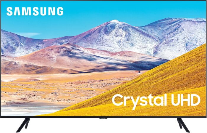 SAMSUNG 43-inch Class Crystal UHD TU-8000 Series - 4K UHD HDR Smart TV with Alexa Built-in (UN43TU8000FXZA, 2020 Model)