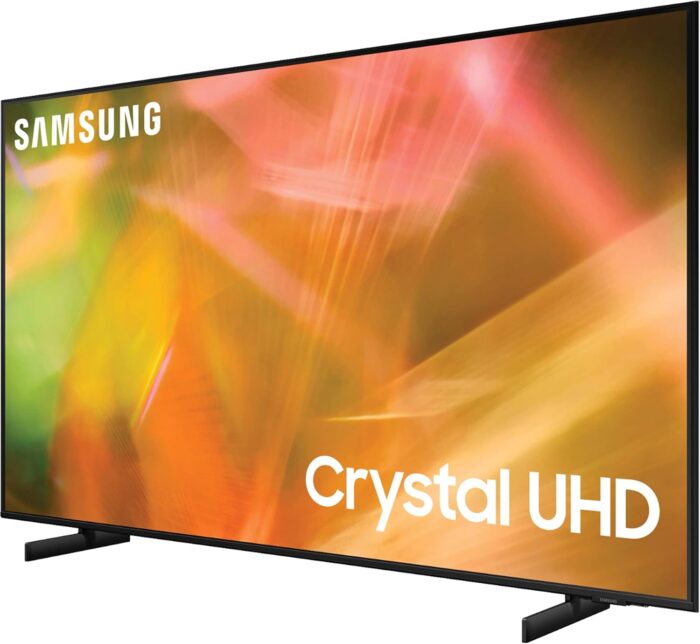 SAMSUNG 50-Inch Class Crystal 4K UHD AU8000 Series HDR, 3 HDMI Ports, Motion Xcelerator, Tap View, PC on TV, Q Symphony, Smart TV with Alexa Built-In (UN50AU8000FXZA, 2021 Model) - Image 3