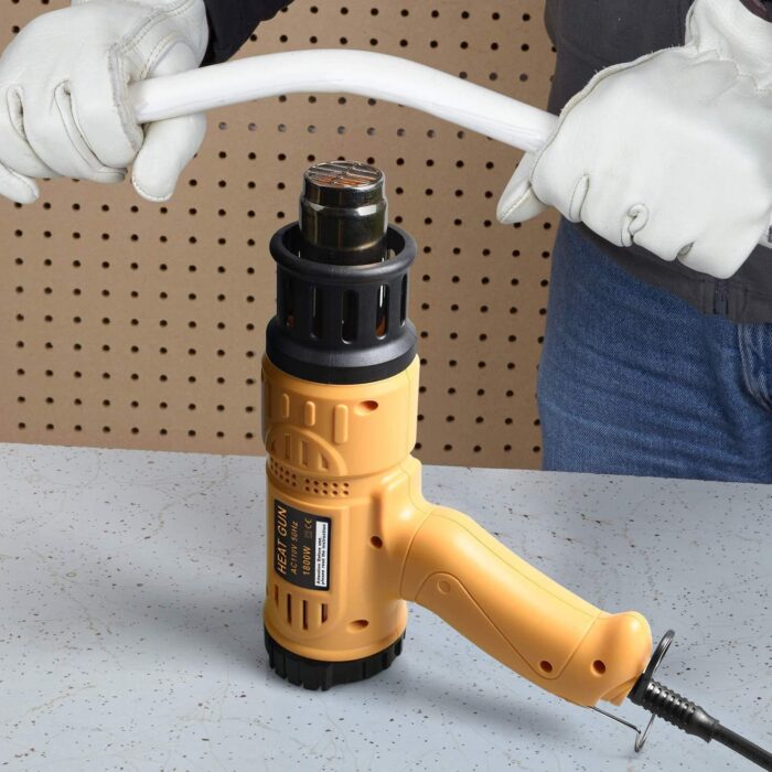 SEEKONE Heat Gun 1800W 122℉-1202℉（50℃- 650℃）Fast Heating Heavy Duty Hot Air Gun Kit Variable Temperature Control Overheat Protection with 4 Nozzles for Crafts, Shrinking PVC, Stripping Paint(5.2FT) - Image 8