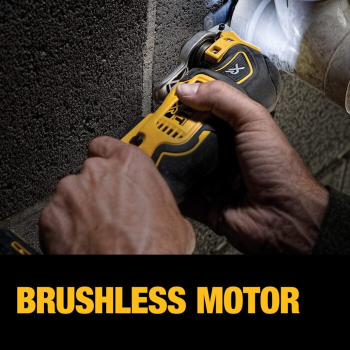 DEWALT 20V MAX XR Oscillating Tool Kit, 3 Speed, With Blades, Battery and Charger Included (DCS356C1) - Image 5