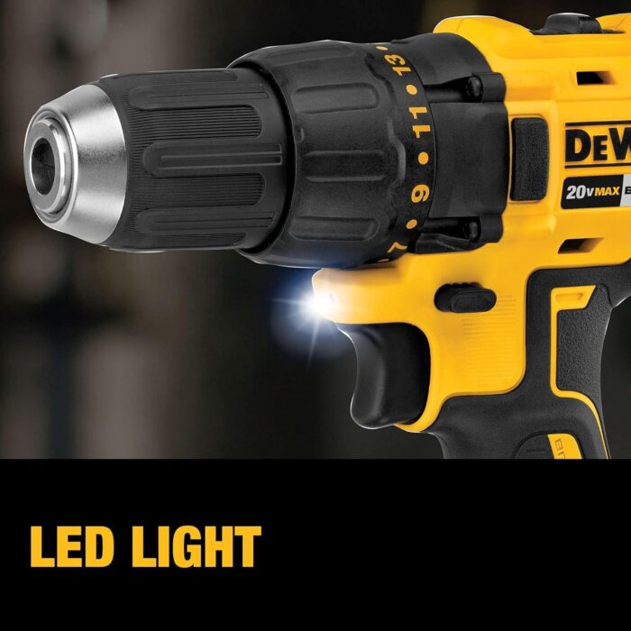DEWALT 20V MAX Cordless Drill, Impact Driver, 2-Tool Power Tool Combo Kit, Brushless Power Tool Set with 2 Batteries and Charger Included (DCK277D2) - Image 3