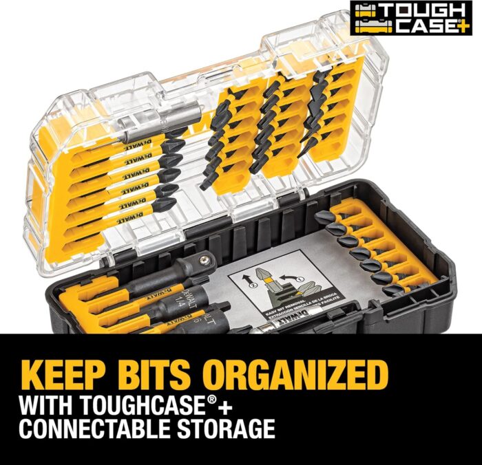 DEWALT Screwdriver Bit Set, Impact Ready, FlexTorq, 40-Piece (DWA2T40IR) - Image 4