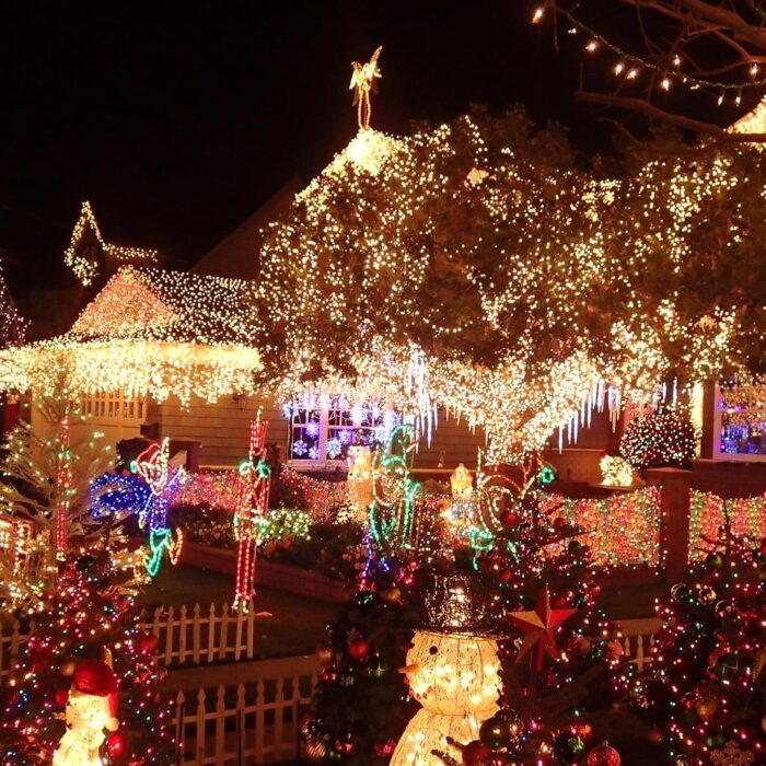 TW SHINE Christmas Lights, 200 LED 66FT Outdoor Christmas Lights Plug in with 8 Modes, Waterproof Christmas Lights Outdoor, Indoor Xmas Decorations for Party Yard House Decor, Warm White - Image 4