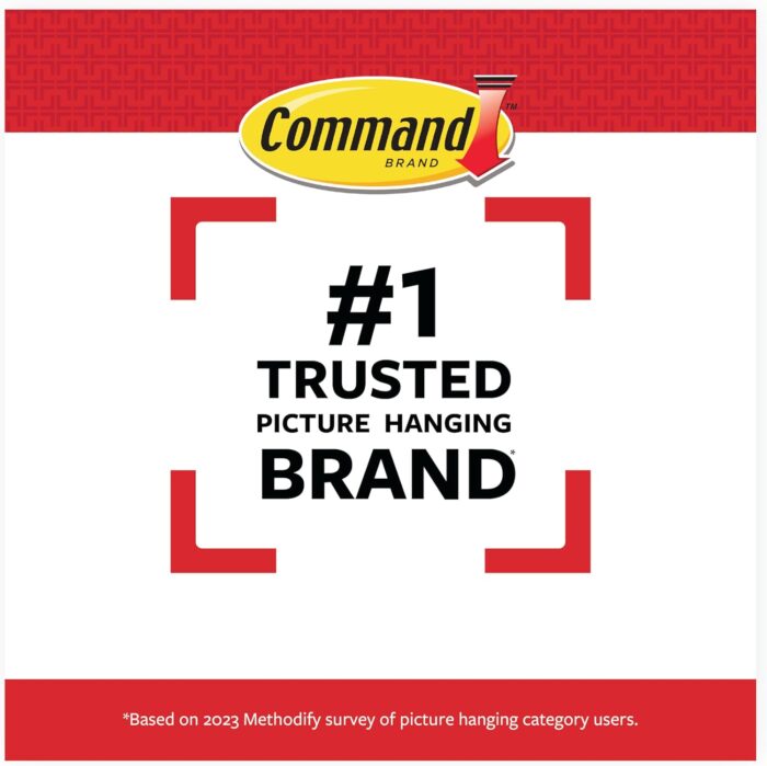Command Large Universal Frame Hanger, 3 Picture Hangers with 6 Command Strips and 6 Frame Stabilizer Strips, Decorate Damage-Free - Image 5