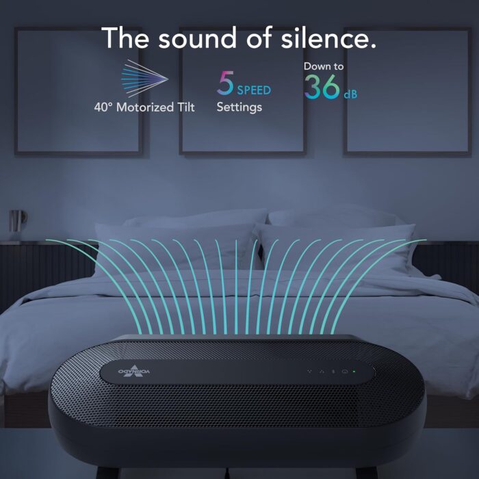 Vornado AXL Low-Profile Oscillating Fan with Remote, Adjustable Tilt, Modern Energy Efficient Vertical Fan, 5 Quiet Speeds, Touch Controls - Image 5