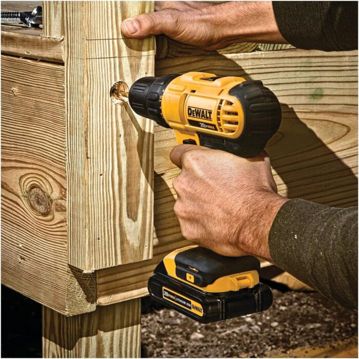 DEWALT 20V MAX Cordless Drill and Impact Driver, Power Tool Combo Kit with 2 Batteries and Charger (DCK240C2) - Image 7