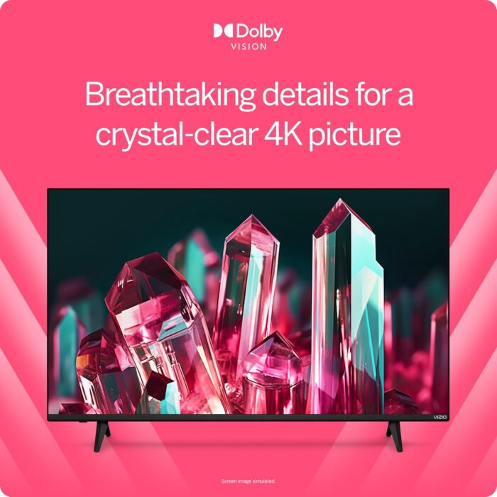VIZIO 65-Inch V-Series 4K UHD LED Smart TV with Voice Remote, Dolby Vision, HDR10+, Alexa Compatibility, V655-J09, 2022 Model - Image 5