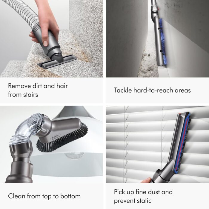 Dyson Ball Animal 2 Total Clean Upright Vacuum, Iron/Blue - Image 8