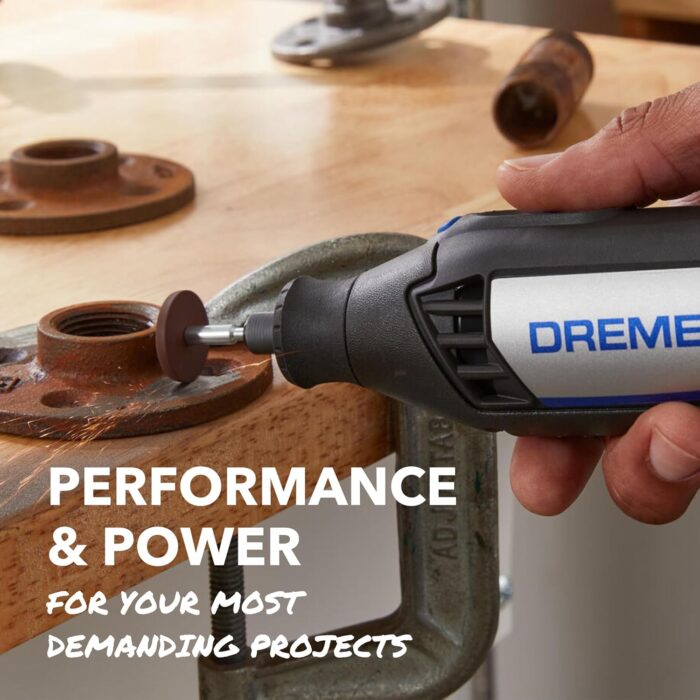 Dremel 4000-1/25 Variable Speed Rotary Tool Kit- Engraver, Polisher, and Sander- Perfect for Cutting, Detail Sanding, Engraving, Wood Carving, and Polising- 1 Attachment & 25 Accessories - Image 4