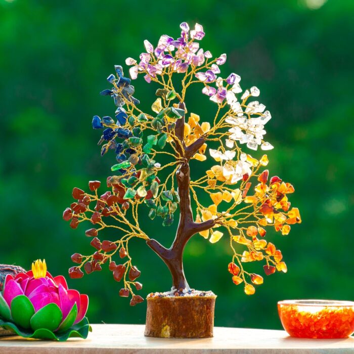 7 Chakra Tree, Crystal Tree of Life, Chakra Tree, Seven Chakra Tree, Feng Shui Decor, Spiritual Gifts, Money Tree, Gemstone Tree, Office Decor, Bonsai Tree, Good Luck Birthday Gifts or Women, Mom - Image 5