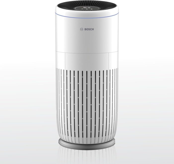 BOSCH Air Purifier for Home, Large Spaces (Covers, 2745-sq ft), 4-in-1 Filter for Pollen, Viruses, Smoke, Dust, Dander, Outdoor Pollution, Odors, HEPA, ENERGY STAR, Air 6000, White