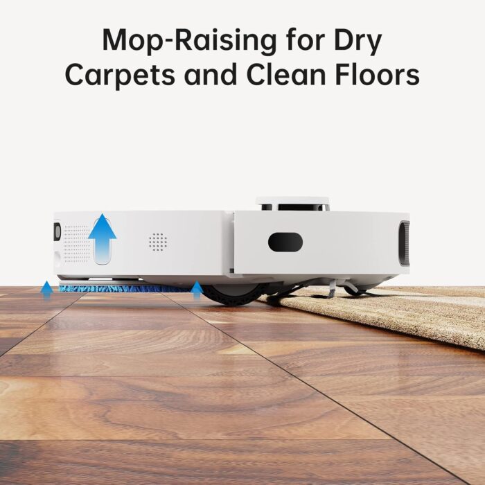 dreame L10s Ultra Robot Vacuum and Mop Combo, Auto Mop Cleaning and Drying, Self-Refilling and Self-Emptying Base for 60 Days of Cleaning, 5300Pa Suction and AI Navigation, Compatible with Alexa - Image 4