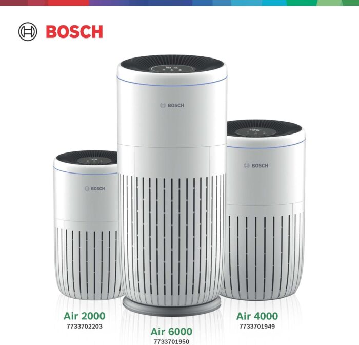 BOSCH Air Purifier for Home, Large Spaces (Covers, 2745-sq ft), 4-in-1 Filter for Pollen, Viruses, Smoke, Dust, Dander, Outdoor Pollution, Odors, HEPA, ENERGY STAR, Air 6000, White - Image 10