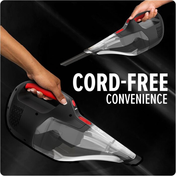 Dirt Devil 16V Cordless Handheld Vacuum Cleaner, Powerful Suction, Lightweight, Hand Vac for Wet and Dry Pickups, Includes Crevice Tool and Rechargeable Battery, Portable Vacuum Cleaner - Image 7